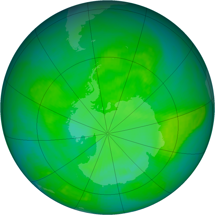 Ozone Map 1981-12-08